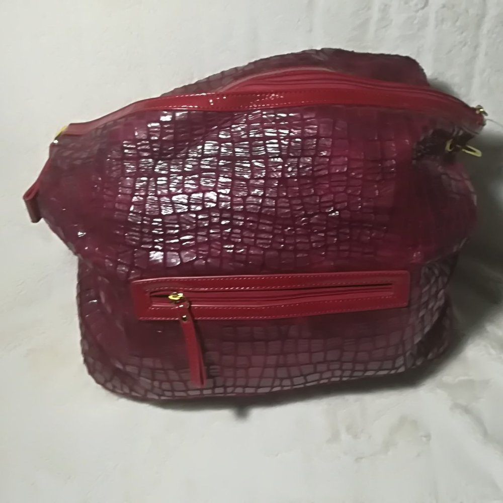 Red Soft Skin Shoulder Bag (Brand New)